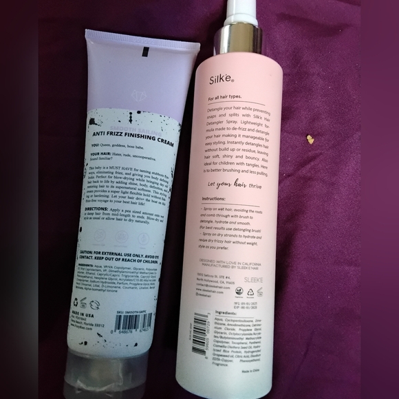 Anti Frizz Finishing Cream And Detangler Duo - Picture 2 of 2